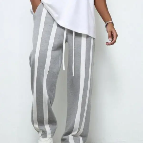 

New Men's Casual Pants High Waist Straight Leg Paratrooper Sle Neutral Fit Other Fabric 00% Other Material Winter Collection