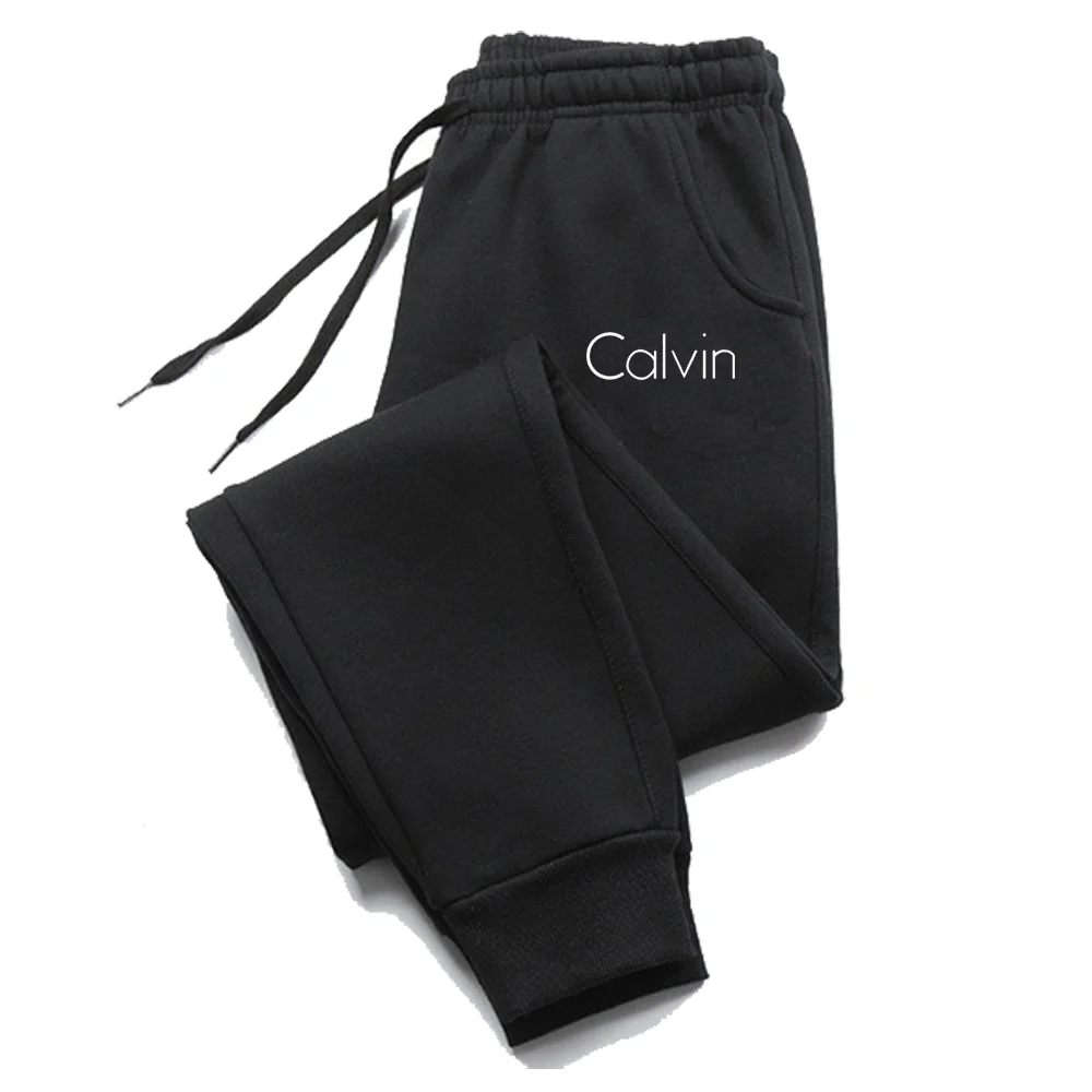 

Casual printed sports running pants, autumn long pants, fitness solid color sports pants, men's and women's sportswear