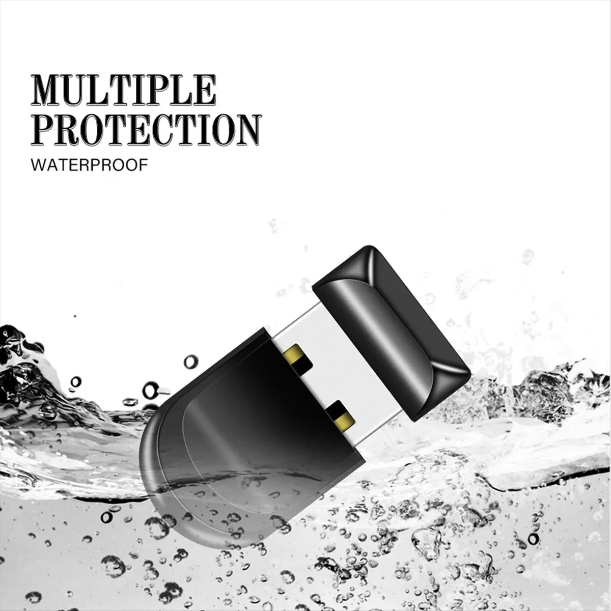 Mini USB Flash Drives Black Waterproof High Speed Pen Drive 32GB CAA