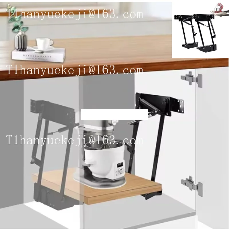 

Factory direct sale Heavy Duty Mechanism Hydraulic Lift Spring Hinge Apartment System Cabinet Hidden Blender Lift Rack