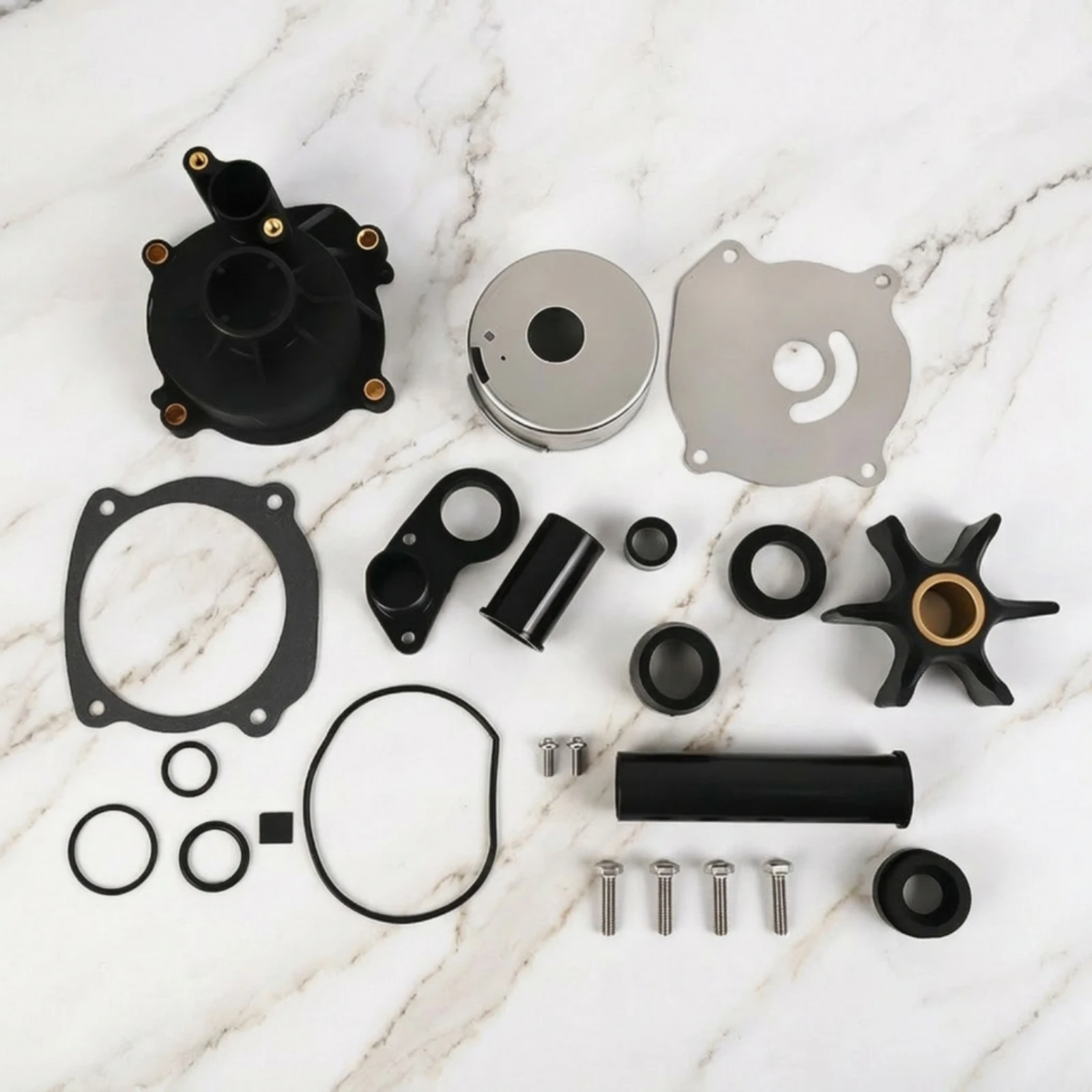 Heavy-duty Water Pump Kit with Housing Outboard Motor Repair Kit Impeller Rebuild for Evinrude 75-250 HP Boat Maintenance