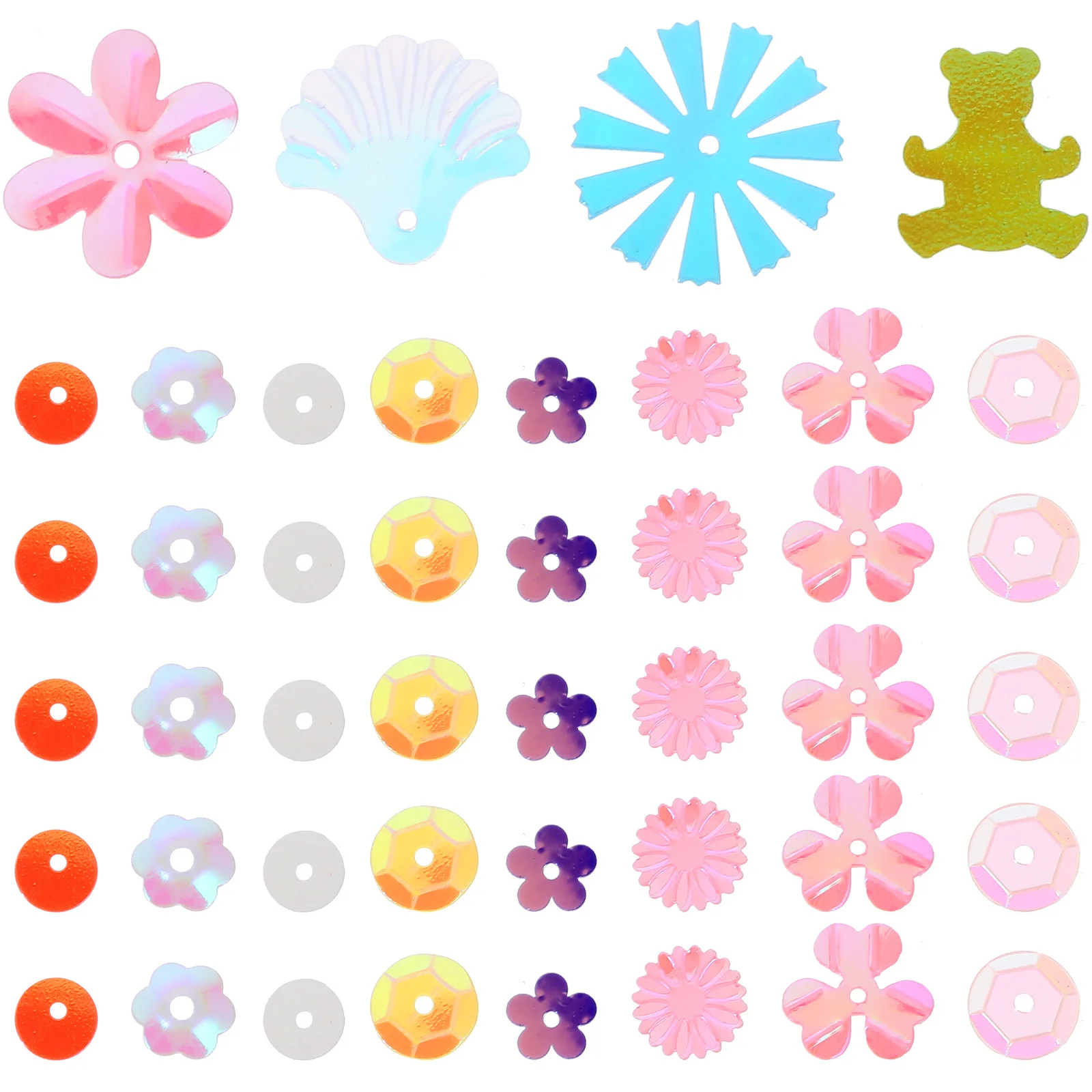 

1 Bottle Epoxy Stuffer Sequins Decorative Fillers Creative Sparkly DIY Accessories for Resin Art Craft Making Supplies