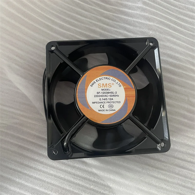 

SF-12038HSL-2 120x120x38mm AC220V Axial Cooling Fan High Airflow Low Noise Industrial Cabinet Ventilation Fan