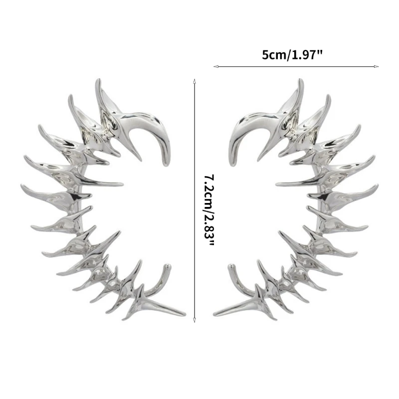 Special-shaped Cuff Earrings Ear Cuffs Women Party Jewelry Ear Cuffs Ear Clip D5QB image 6