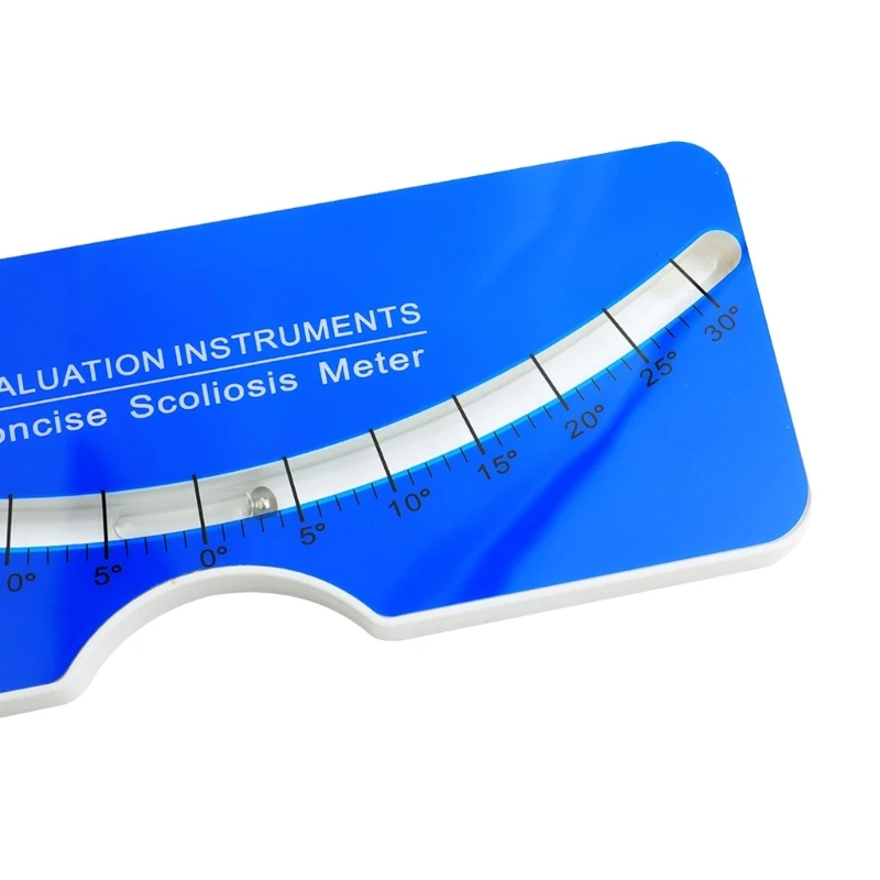 Scoliometer 0-30° Scoliosis Test Meter for Medical Evaluation Diagnosis of Back and Spine Scoliosis in Adults Children