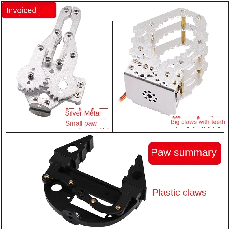 170mm Metall halterung Greifer Manipulator Klauen klemme Roboterarm für Arduino Roboter DIY Kit mit mg996 mechanischen Greifer Klaue Kit – Detail 3