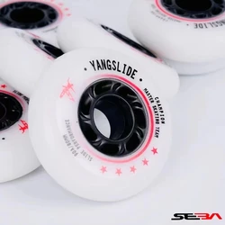 Famoso China Slide Campeão 90A Deslizante Inline Patins Roda para SEBA HV HL, Pneu High Roller Skate, 72mm 76mm 80mm, 4 Pcs