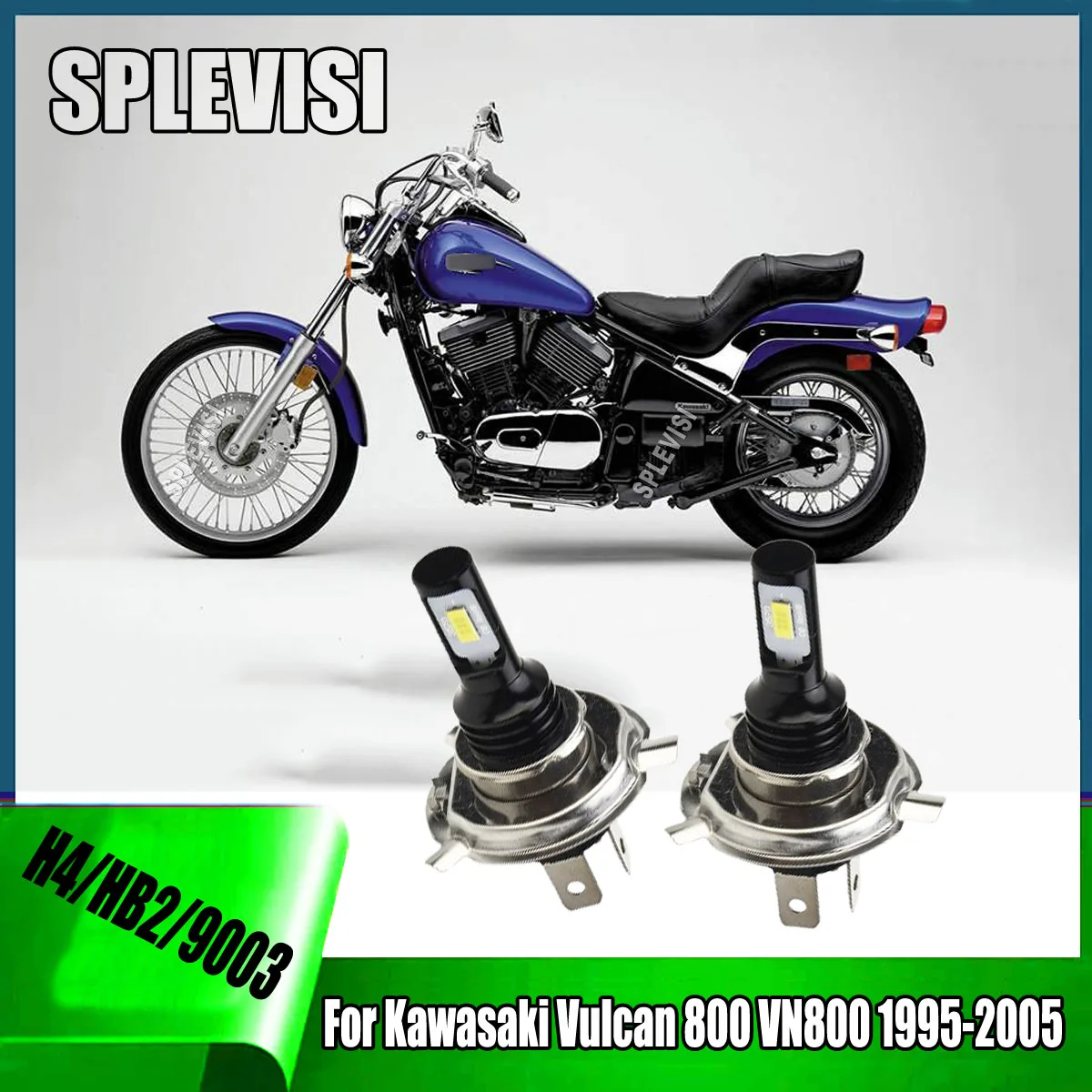 

HB2 H4 LED Whtie Headlight - making the light more focused For Kawasaki Vulcan 800 VN800 1995 1996 1997 1998 1999 2000-2005