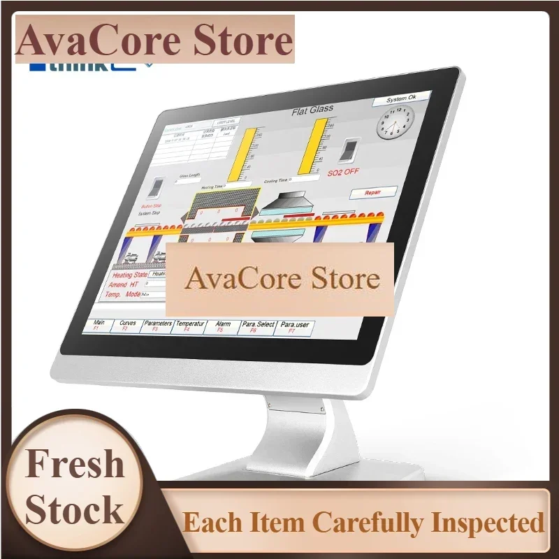 AvaCoreSquare Embedded/Desktop/Wall Mounted Industrial Windowse 12 15 15.6 17 17.3 Inch Touchscreen Panel PC