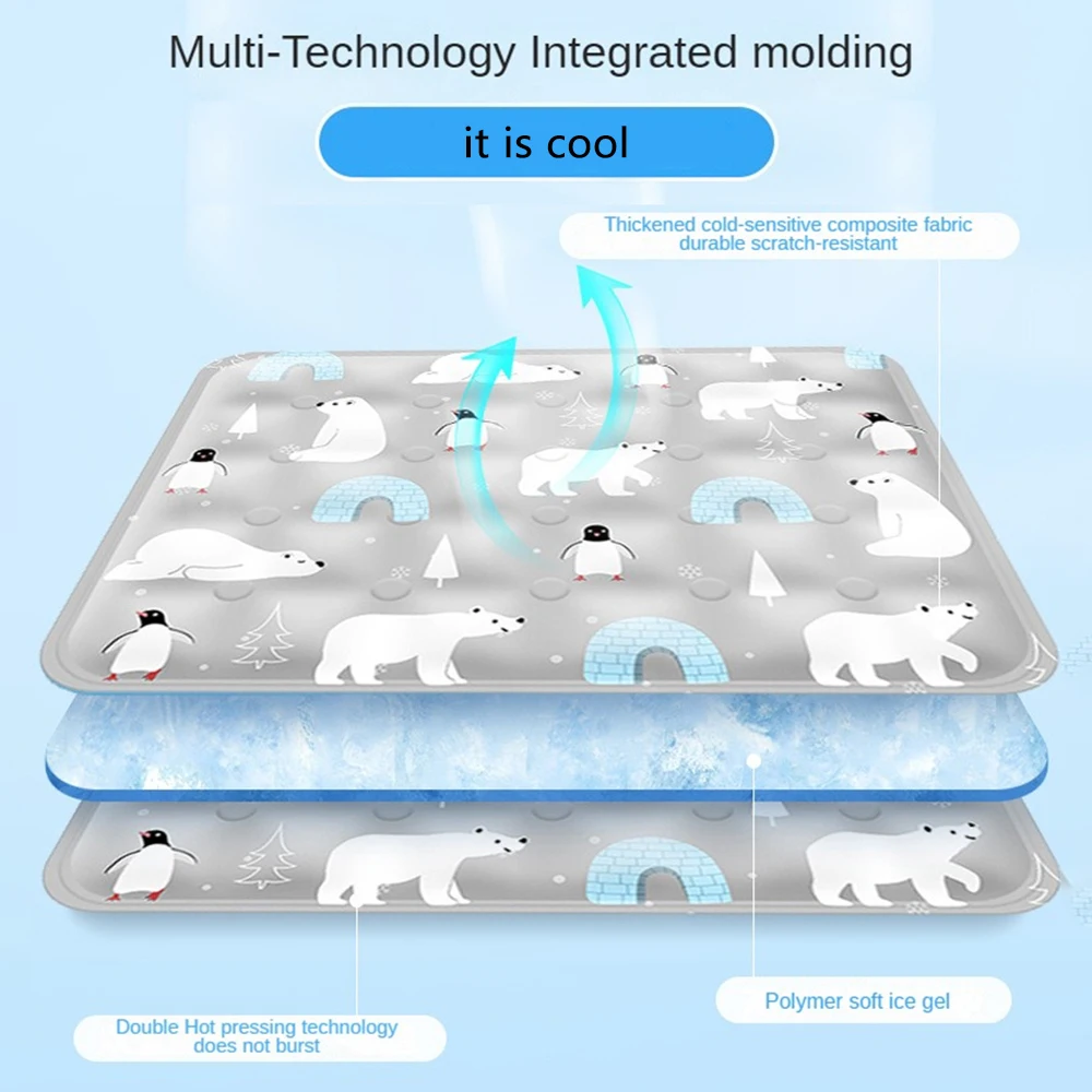 Summer Cooling Gel Cushion Water Cushion Ice Cushion Pet Ice Cushion Physical Cooling Grasp-resistant Safe Non-toxic Ice Cushion