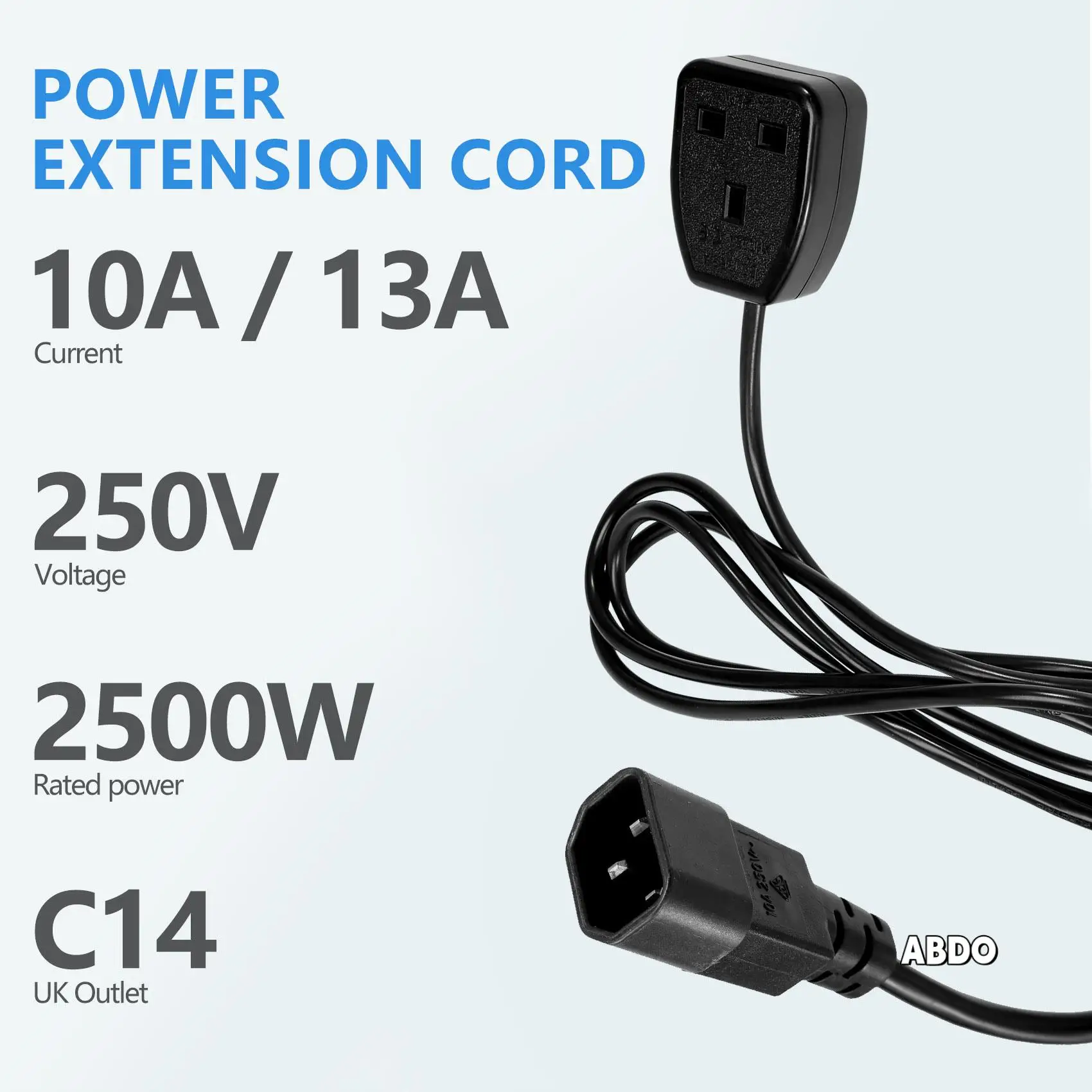

Розетка IEC320 C14 к Великобританию BS1363A, штекер IEC C14 к 3-контактному розетке Великобритании, кабель адаптера питания для PDU UPS