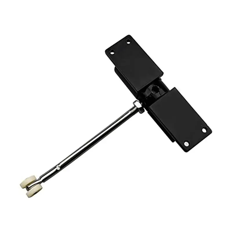 BMBY-3X Door Closer Household Black Belt Wheel Adjustable Automatic Door Closing Light Zinc Alloy Spring Door Closer