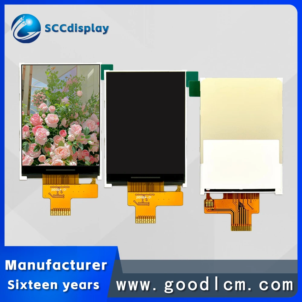 Customizable wholesale 2.4 Inch TFT LCD Color Display SJXDT24HJ SPI Interface High Resolution Screen for Electronic Devices