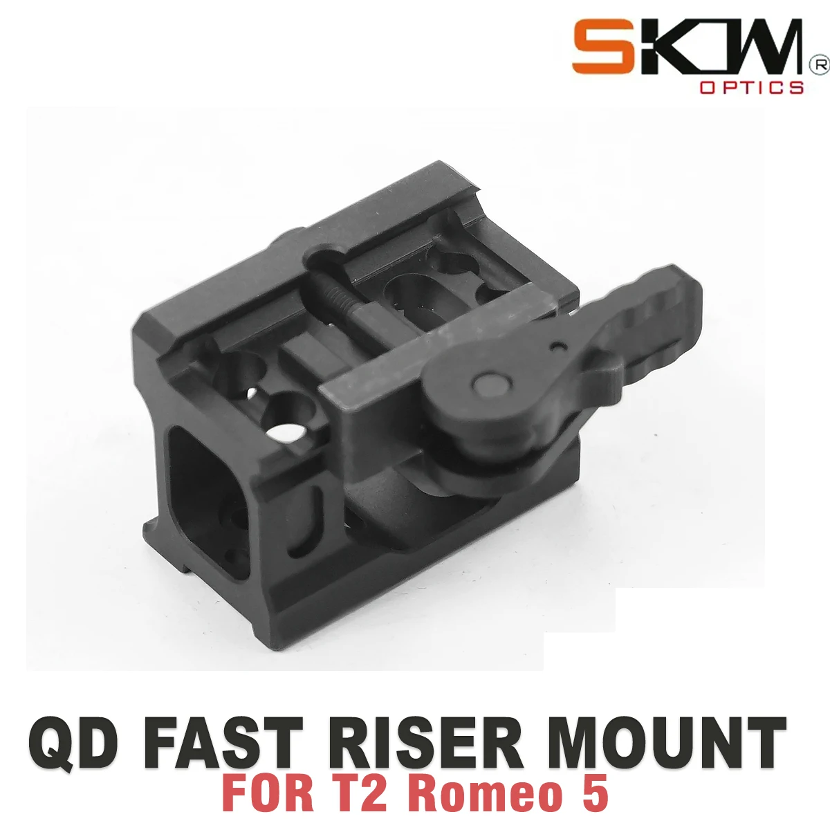 Imagem -04 - Skwoptics-tático Rápido de Elevação qd Riser Mount Compm5s Compm5b t2 Romeo5 e Duty Rds Fst-misb Trilho de 20 mm