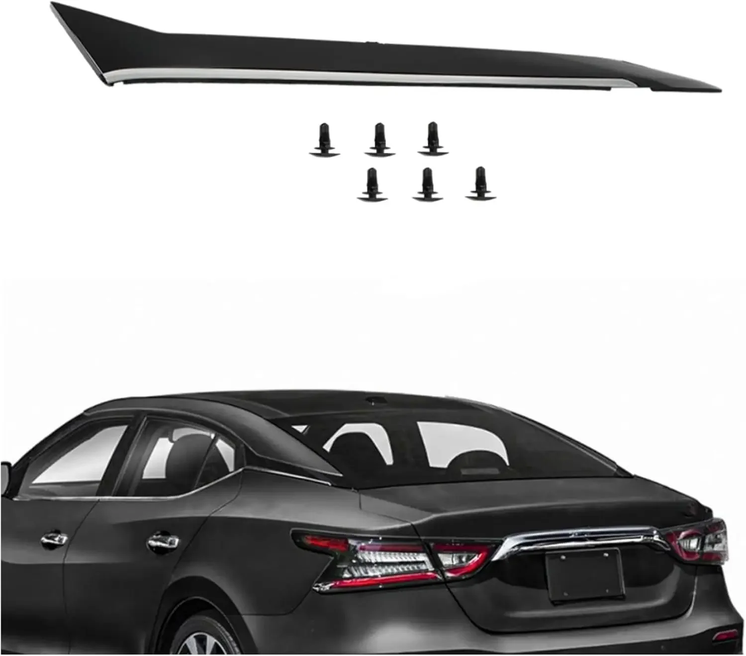 

Left Side Rear Pillar Molding Trim 78873-9DJ1A Replacement for Nissan Maxima 2016 2017 2018 2019 2020 2021