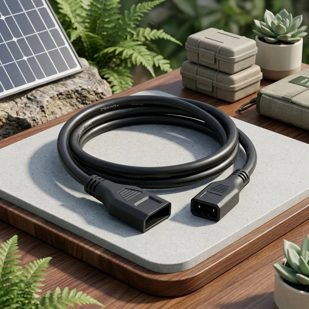 For Battery Extension Cable with XT150 Connector 39.37 Inch for Portable Power Stations 2/2 Max/Max/Plus/1500/Wave 2/Wave 3 Use