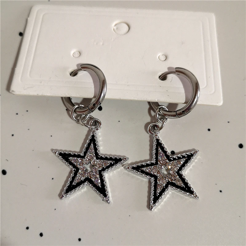 Glanzend Zirkoon Ster Pentagra - Men Accessories Aesthetic recensie en prijs