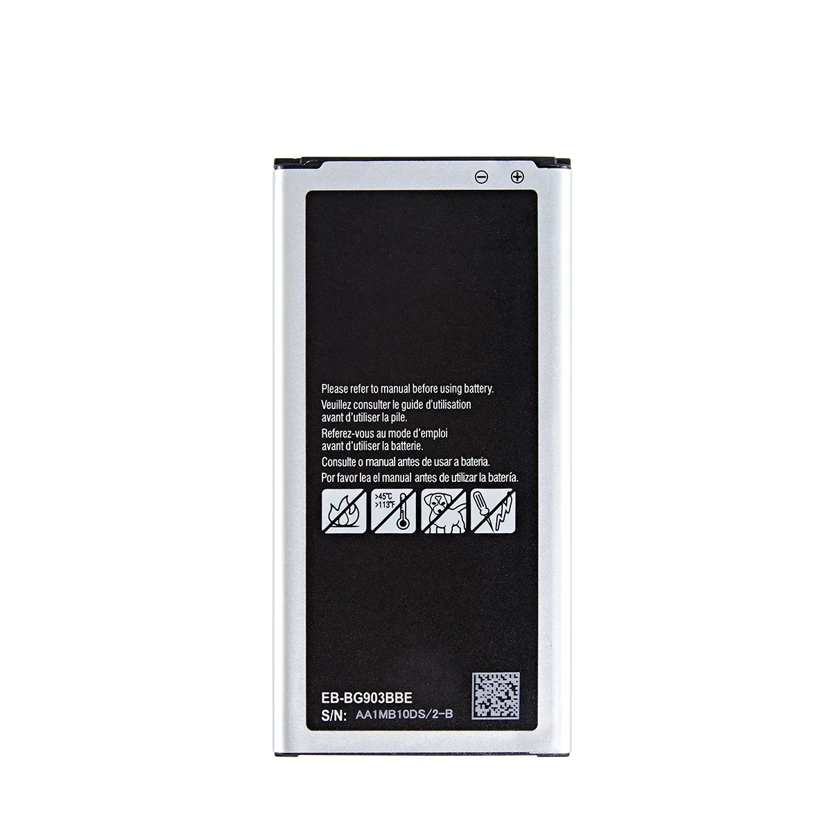 Bateria de substituição com WO, EB-BG903BBE Bateria, 2800mAh para Samsung Galaxy S5 Neo, G903F, G903W, G903M, G903H, Brand New