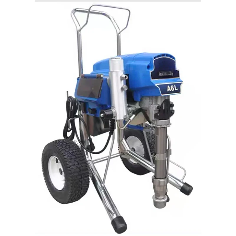 3800W 5.5L/6L plunger type electric High-pressure airless spraying machine， Paint putty latex painting architecture  machine