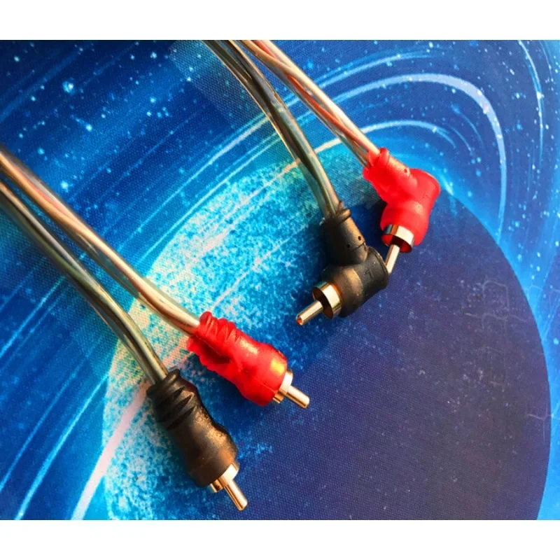 Car Audio System Modification  Super Nice Car Audio Cables 2 RCA To 2 RCA Signal Cables, Subwoofer Amplifier