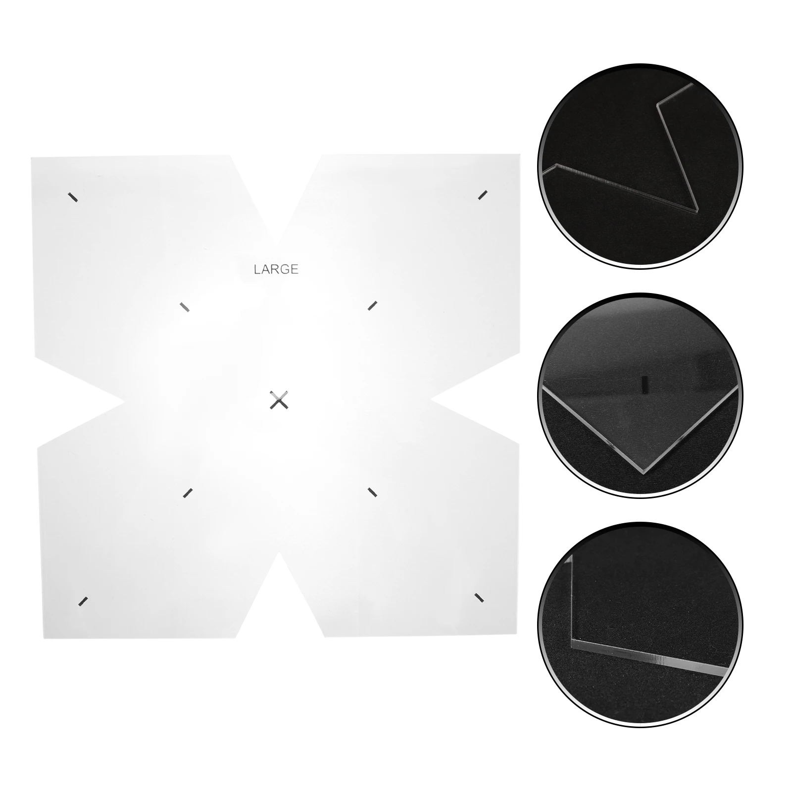 

Acrylic Patchwork Diy Tool Bowl Mat Template Quilting For Home Use Fabric Sewing Ruler Professional Sewing Template Bowl