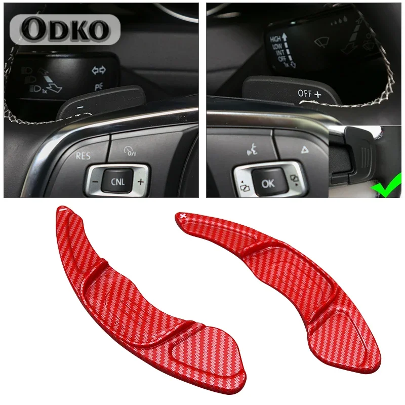 Car Steering Wheel Paddle Extension DSG Assistance For VW Golf Polo GTI R Rline MK7 MK7.5 Scirocco Volkswagen Car Accessoriy