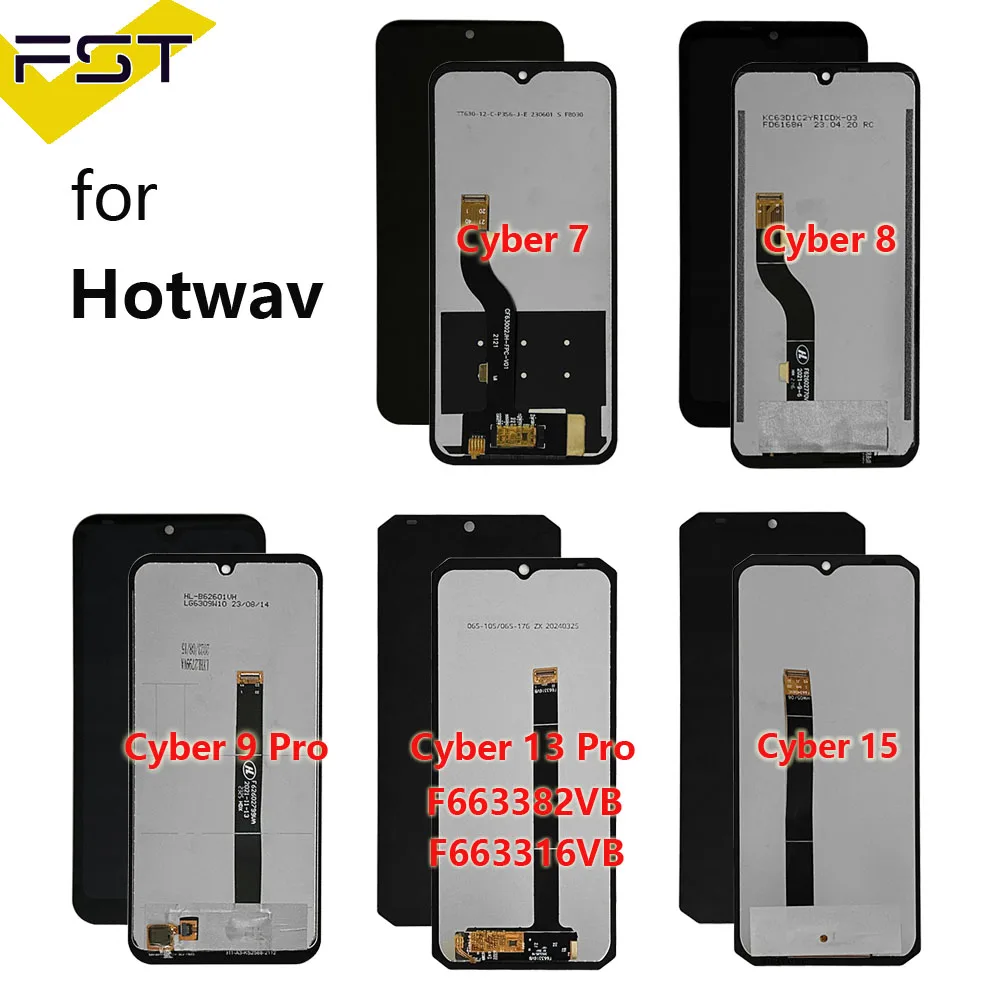 Lcd For Hotwav Cyber 13 Pro LCD Display+Touch Screen Digitizer Assembly For Hotwav Cyber 9 Pro Cyber 7 Cyber 8 Cyber 15