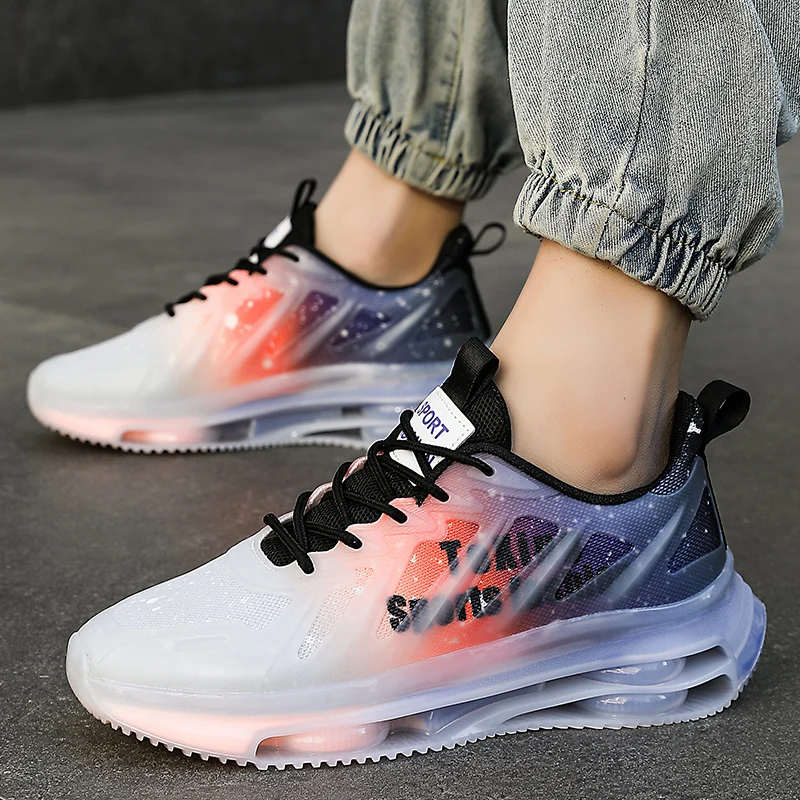 Übergrößen-Sportschuhe mit Luftpolster für Herren, Leichte Laufschuhe, Bequeme Damen-Walkingschuhe, Casual Sport-Trainingsschuhe