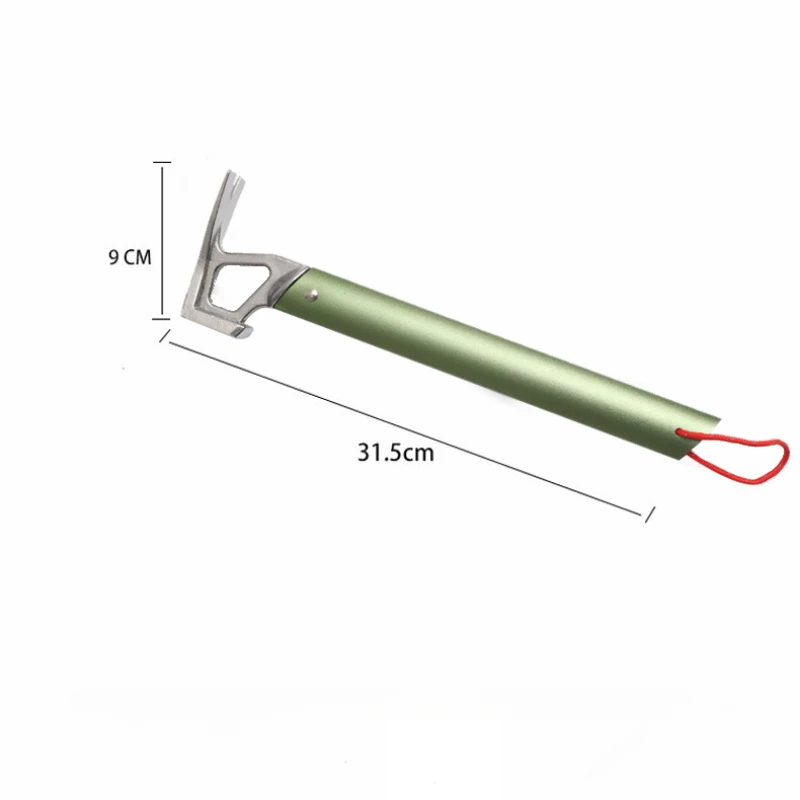 경량 캠핑 망치, 스테인레스 스틸 구리 야외 텐트 말뚝 말뚝 말뚝, 말뚝 풀러 못, 등산 하이킹