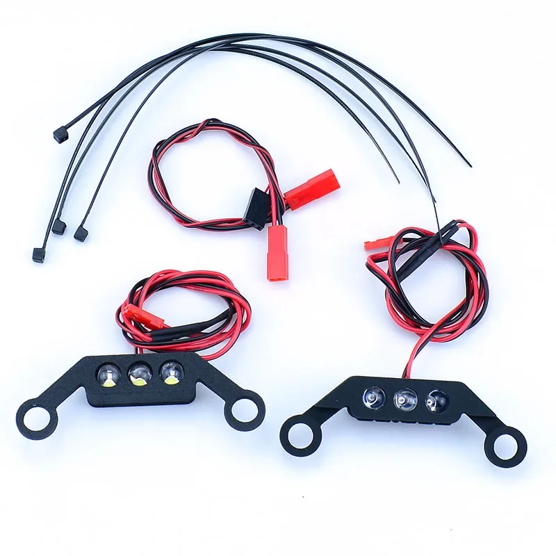 LED Simulation Front/Rear Lighting System Bright Lamp Headlight for 1/10 TRAXXAS RC MAXX WideMAXX Upgrade Parts