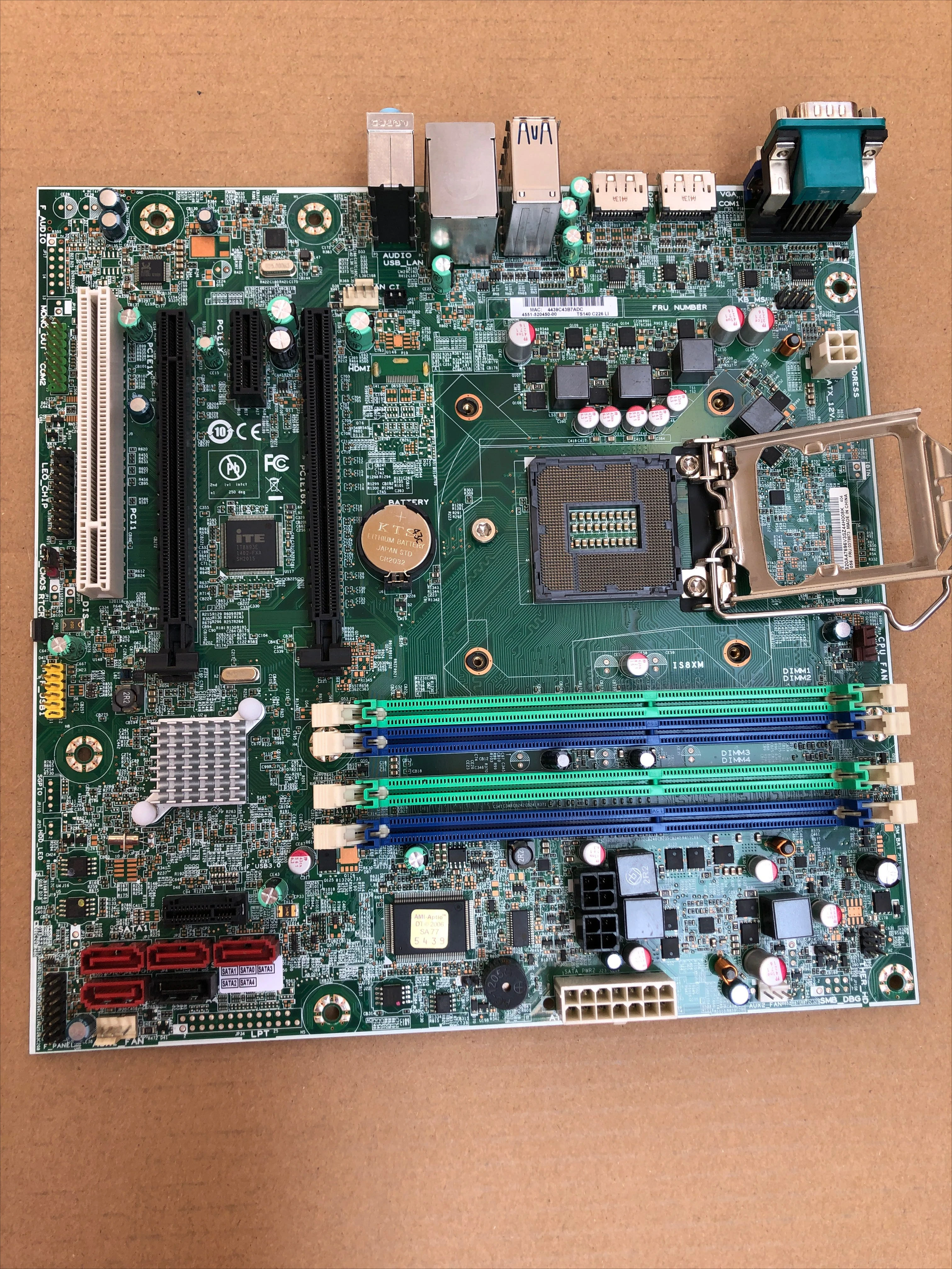 

For Original Lenovo ThinkStation E32 Main Board P300 TS140 TS240 C226 Workstation