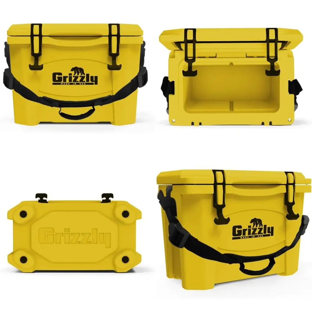 

Durable Rotomolded Insulated 15 Quart Cooler for Beach, Boat, Camping, and Fishing - Made in USA with Lifetime Warranty