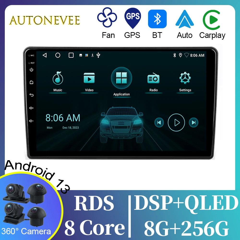 

4G For Honda Element YH 2002 - 2011 Video Player Android Auto Car Radio GPS IPS Navigation Multimedia Stereo Carplay No 2din DVD