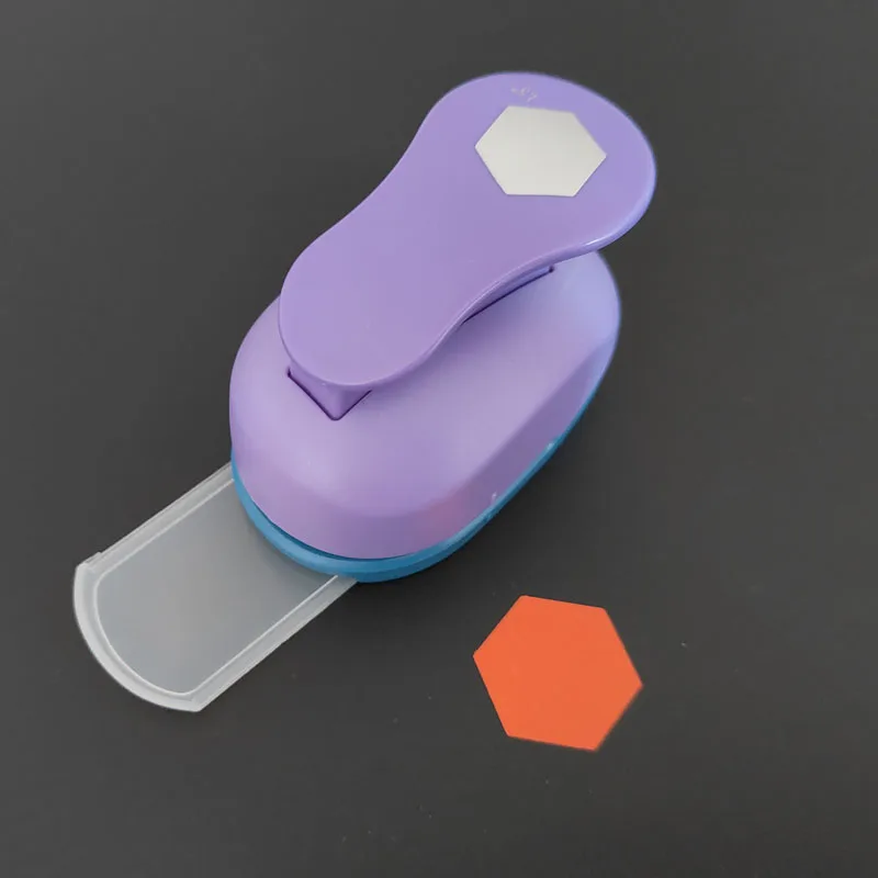 1PC Hexagon Paper Embossing Machine Hole Punch Craft Embossers DIY Card Decoration Tools