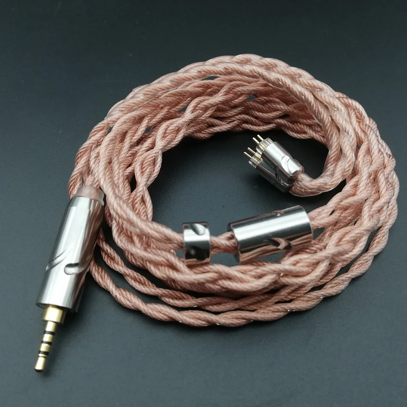 Hiclass 4 Core 7N OCC Silvering Graphene Cable LITZ Upgrade Headphone cable  For MMCX Or 2PIN 0.78 Cable