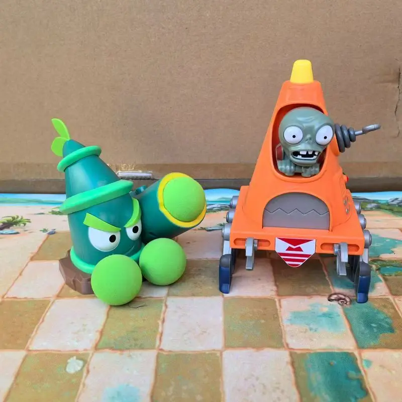 إصدار الرسوم المتحركة الجذاب من "Plant Zombie" مع الملحقات، ونموذج رأس مستدير ميكانيكي آمن، وهدية للأطفال. #6