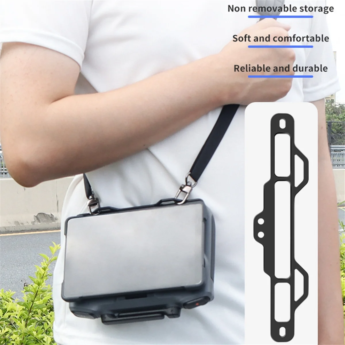 N84R For DJI RC Pro 2 Strap Buckle Holder Control Screen Mount Board Hook Bracket for DJI Mavic 4 Pro Accessory B