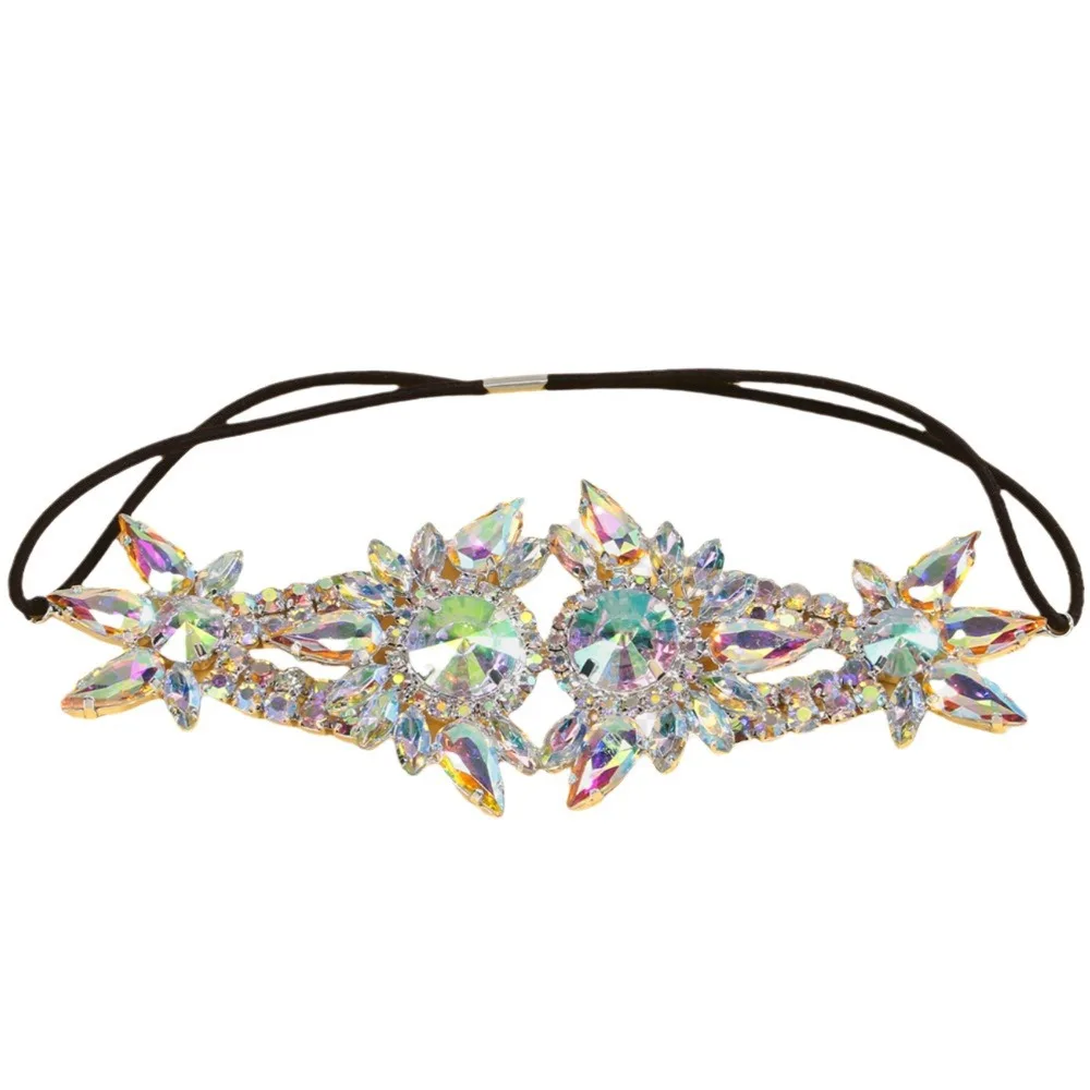 Sparkly AB Crystal Rhinestone Thigh Chain for Women Dance Party Statement Wedding Prom Crystal Leg Chain Jewelry for Bridal