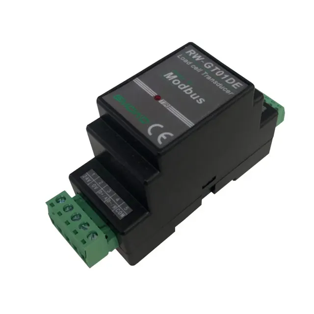 Weight Force measuring one  mV channel input Smowo din rail RW-GT01DE Modbus digital signal transducer RS485  for load cell