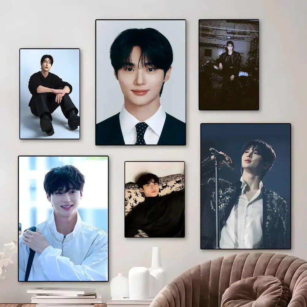 Byeon Woo-seok Korea Self-adhesive Poster art canvas HD aest