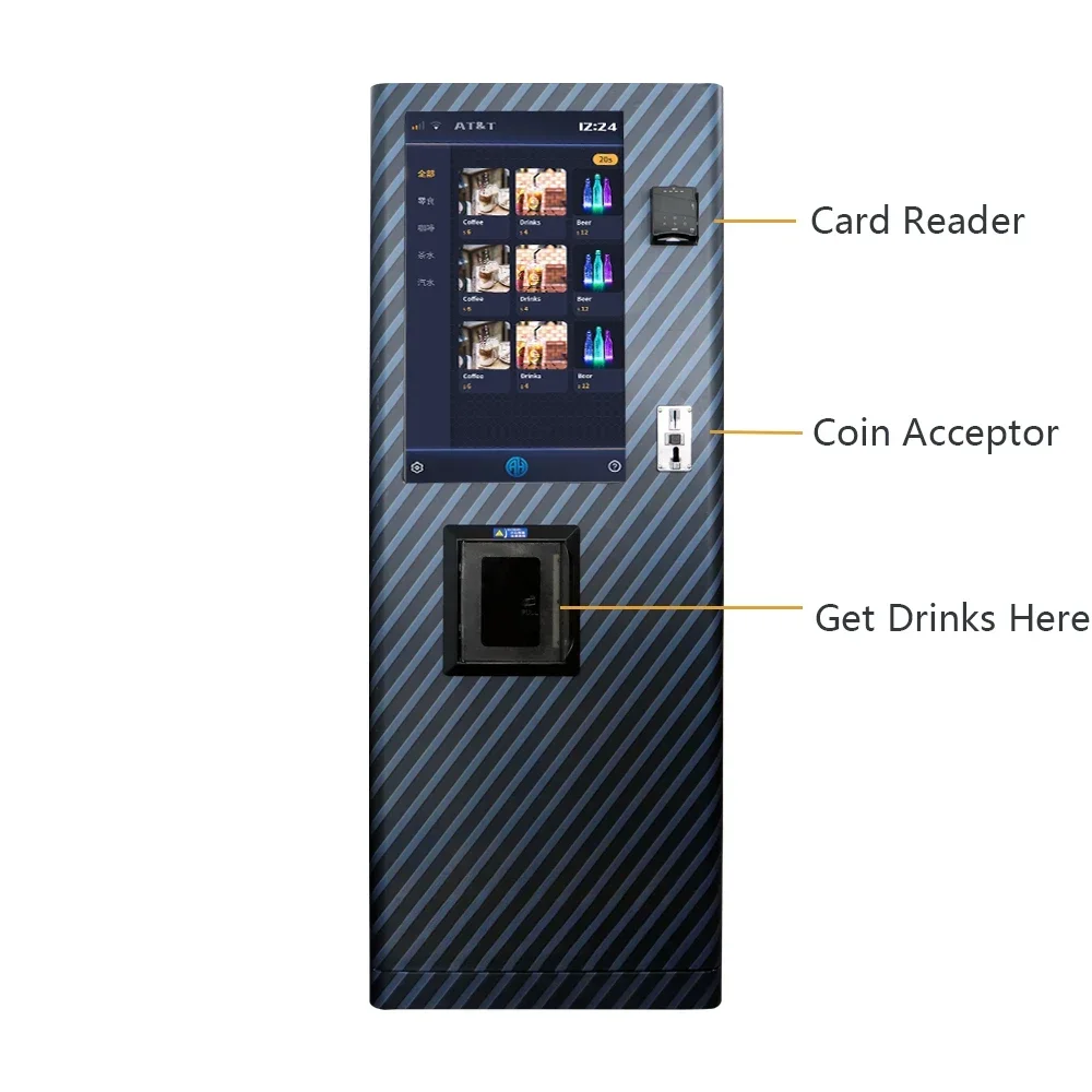 Coffee protein vending machine coffee automatic coin