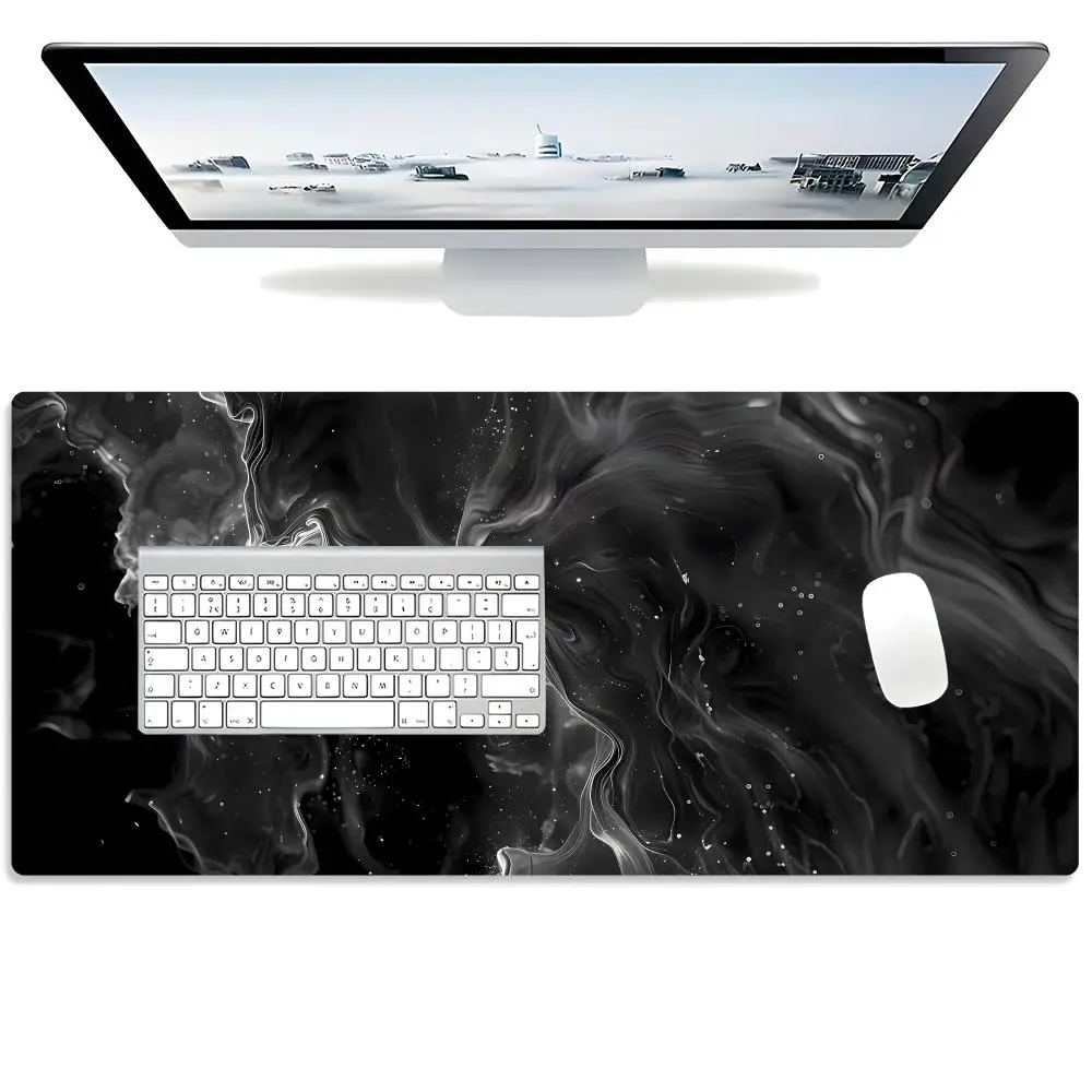 

Черно-белые чернила ArtБольшой нескользящий коврик для мыши