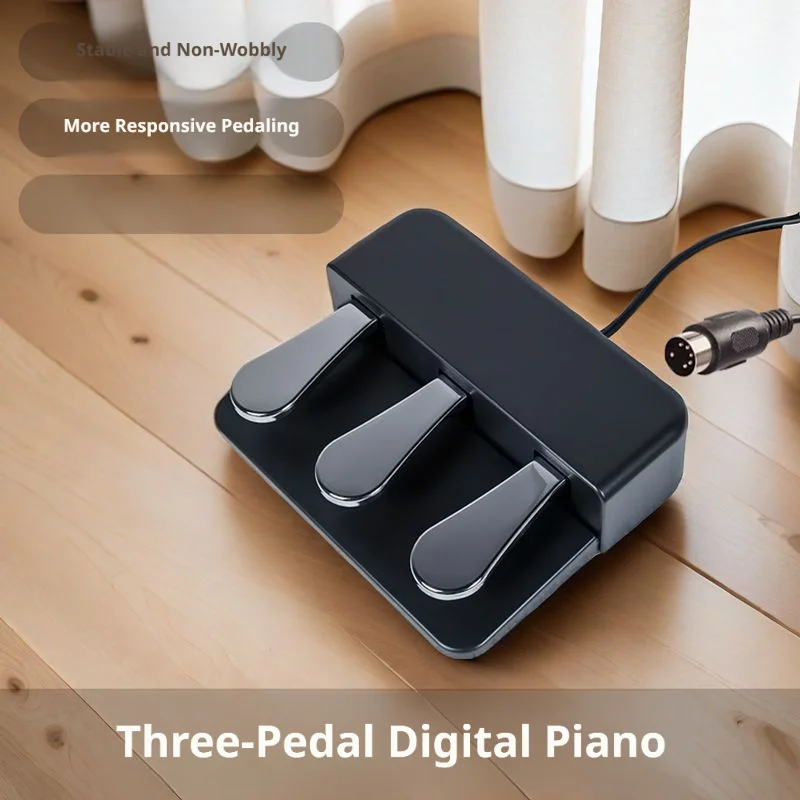 

Piano accessories sustain pedal electronic piano triple pedals keyboard synthesizer MIDI keyboard foot pedal accessories