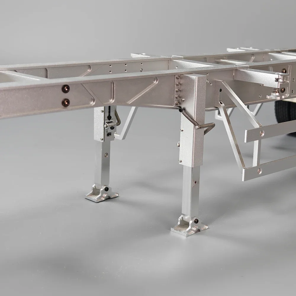RC Landing Gear Trailer Support Legs Adjustable for 1/14 Tamiya RC Truck Semi Trailer Benz ACTROS 3363 SCANIA Dump VOLVO MAN
