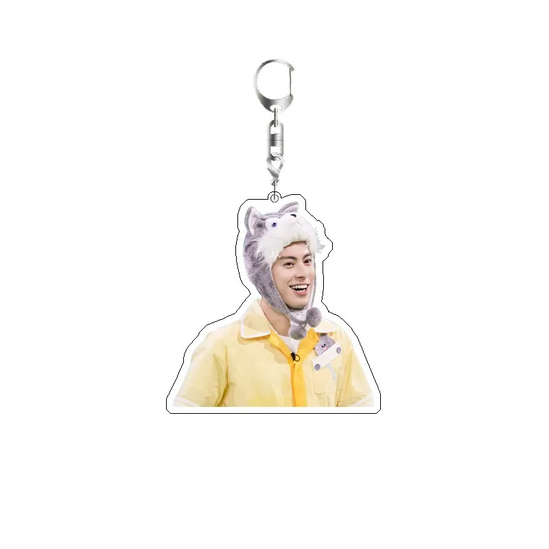 Dylan Wang Cute Boy Actor Keychain Ideal Fans Gift Products Girls Gift Key Chain Bag Charms Souvenir Creative Pendant Jewelry - view 2