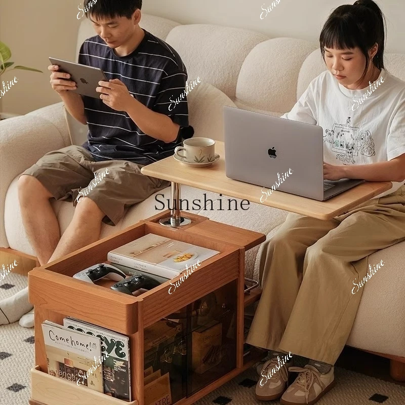 Slate mobile trolley, sofa edge, multi-functional tea storage side cabinet, simple and modern  FT