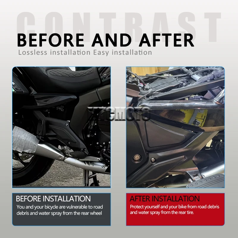 For Bmw K1600B K1600GA K 1600 B GA 2018 2019 2020 2021 Motorcycle Frame Side Panels Cover Fairing Cowl Plastic Plates Tank Trim