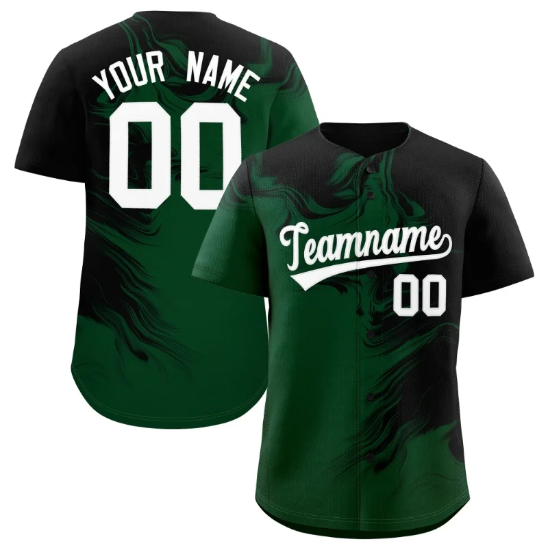 Customized Baseball Jerseys Cardigan Button Up Sweatshirt Sublimation Men Print Name Number Logo Graffiti Hip-Hop Uniform