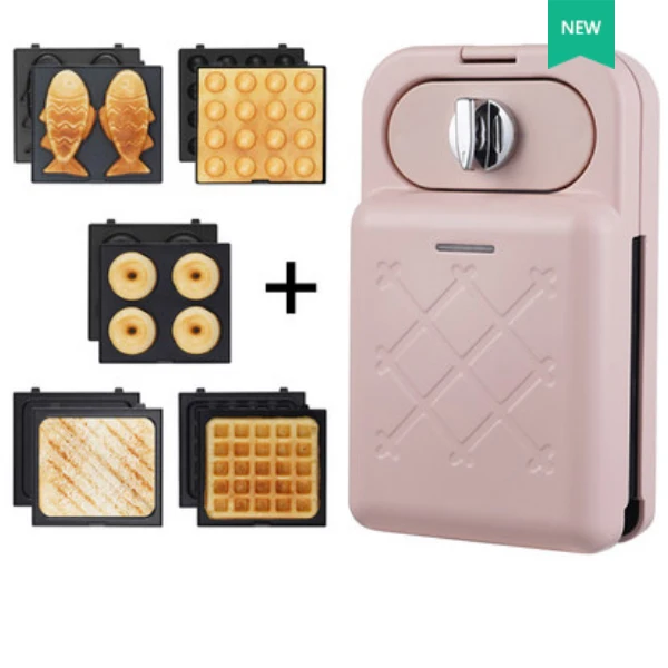 new design multifunctional breakfast machine 3 in 1 detachable snack machine sandwich machine bread toaster