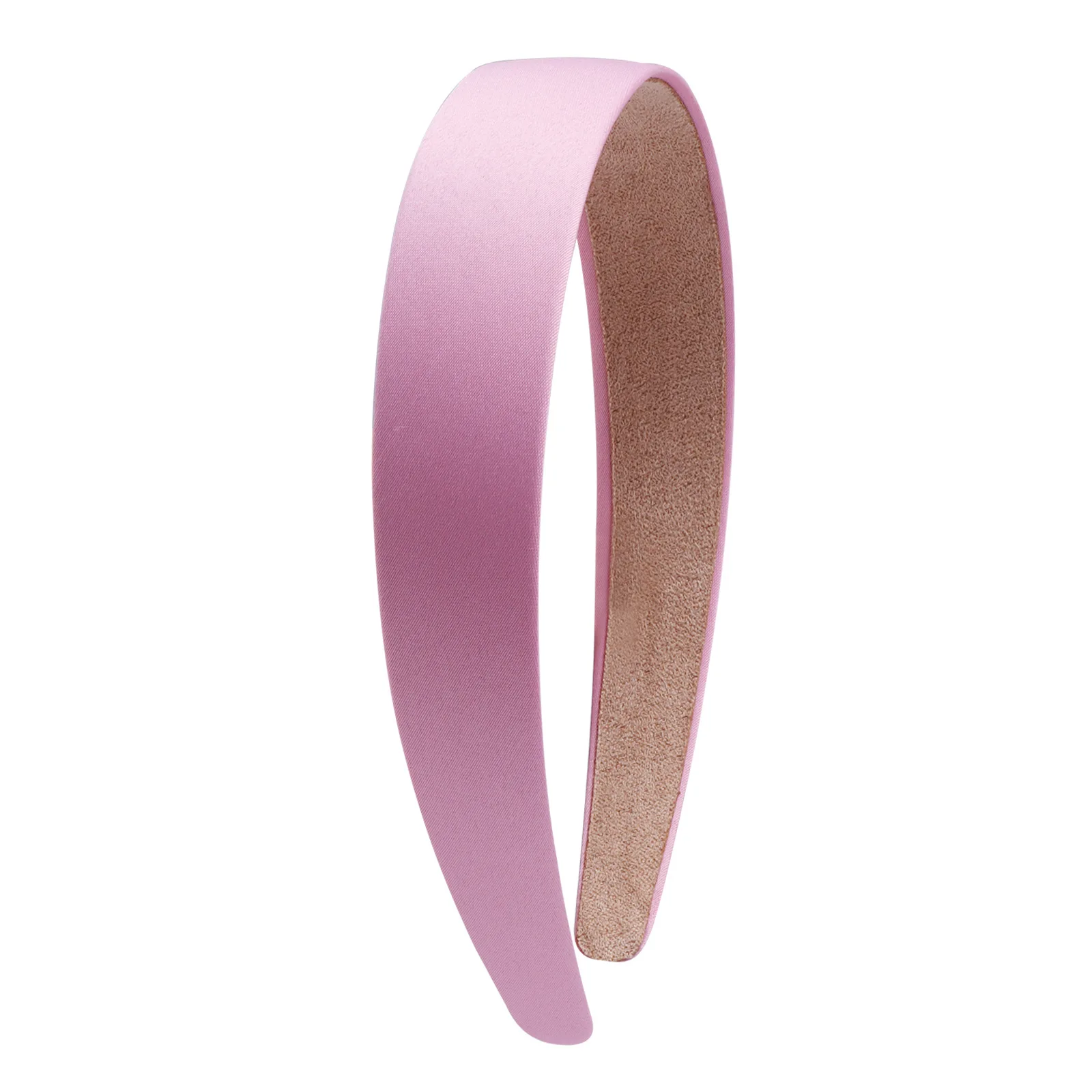 Solid Satin Hair Band, Liso Hairband, Headbands, Fita Headband, 3cm Largura, 1Pc